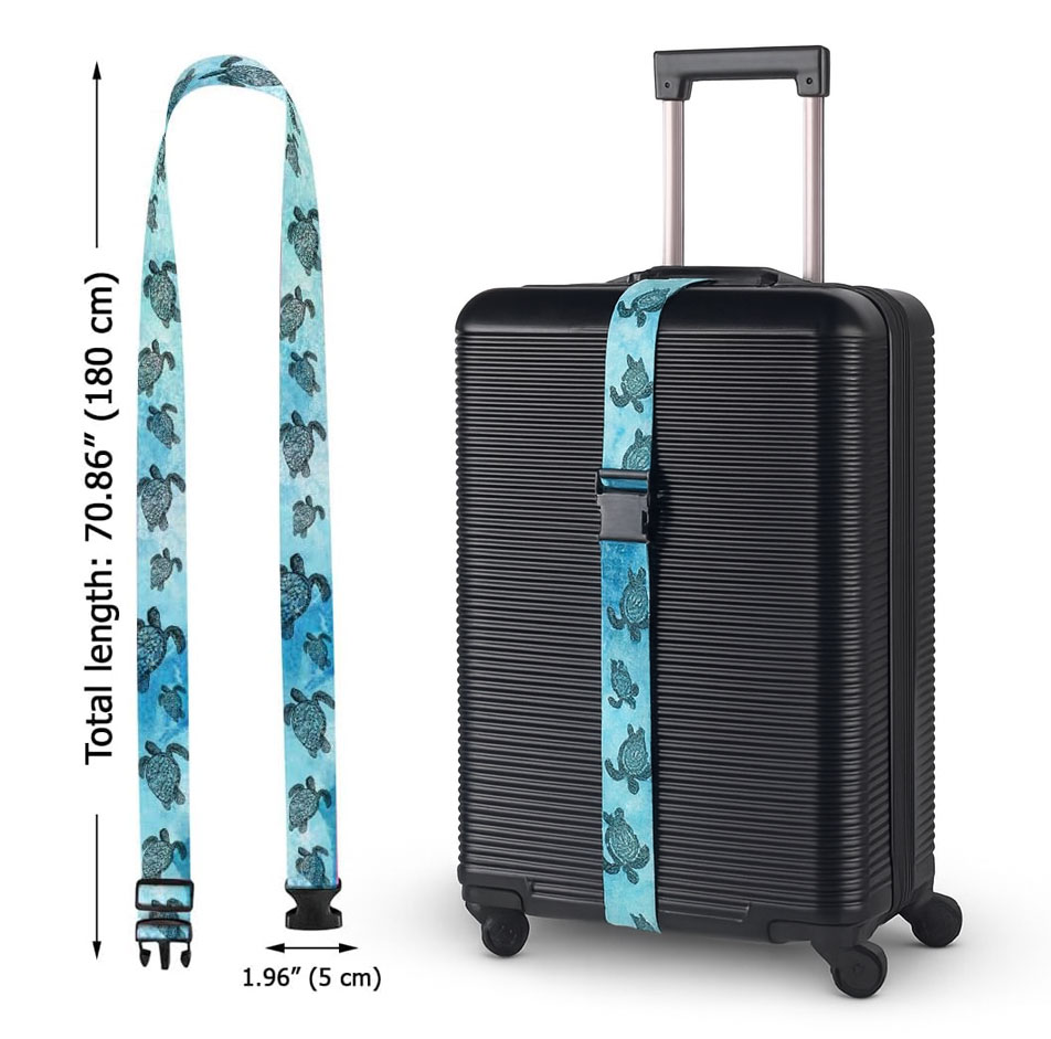 Sangle à bagage personnalisée pour valise, idéale pour les voyages d’affaires et de tourisme. Terrebonne, Laval, Montréal, Québec.